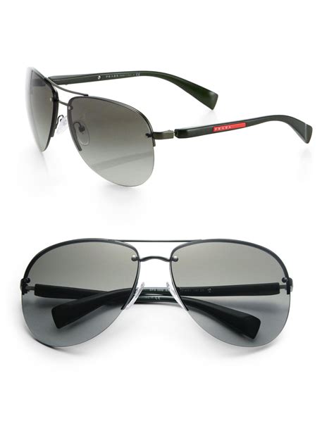 prada aviator sunglasses men|prada sunglasses men prescription.